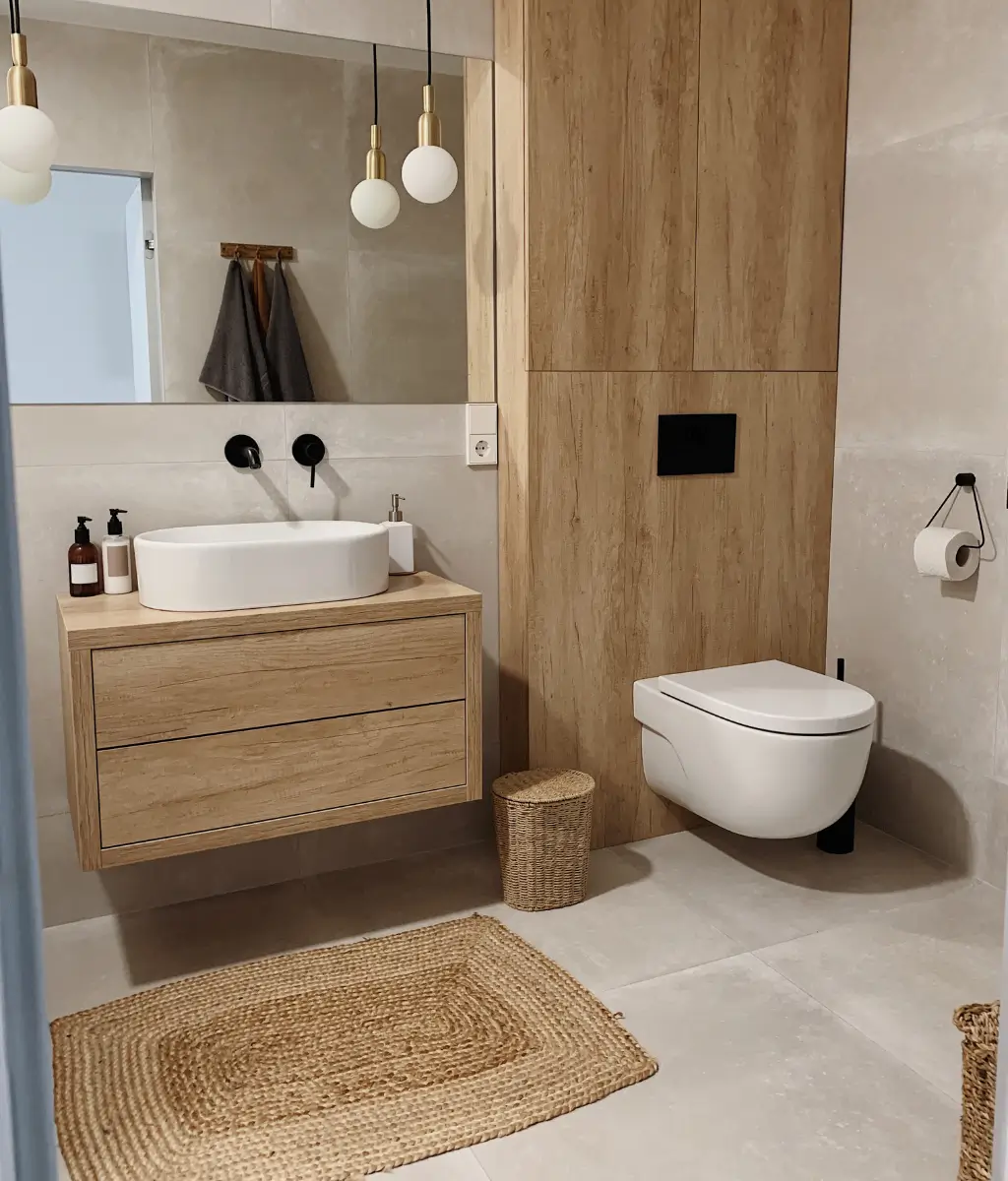 Our London small bathroom refits experts utilize recessed wall niches, concealed cistern frames, and custom glass enclosures