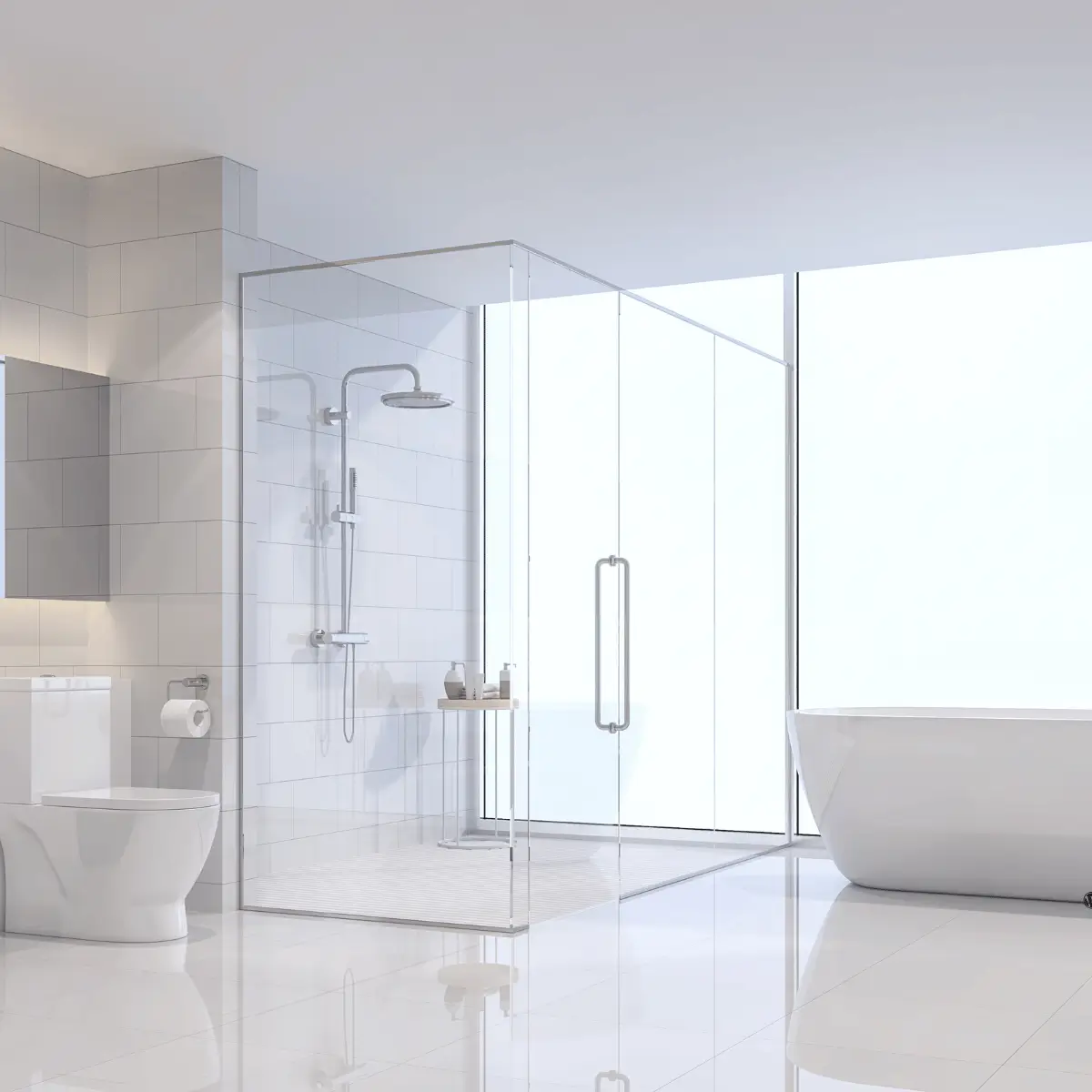 we excel at marble effect porcelain slab installation, providing the dramatic visual weight of natural stone with the lightweight durability of porcelain